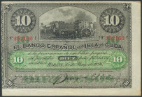 BANCO ESPAÑOL DE LA ISLA DE CUBA. 10 Pesos. 15 de Mayo de 1896. Serie E. (Edifil 2017: 73). EBC-.