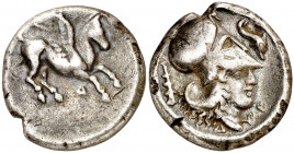 (435-433 a.C.). Iliria. Epidamnos-Dyrrhachium. Estátera. (S. 1894) (CNG. III, 29). 8,15 g. MBC.