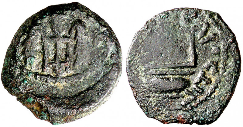 Judea. (29-30 d.C.). Poncio Pilato (26-36 d.C.). AE 17. (S.GIC. 5622). Anverso d...