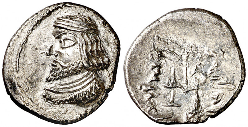 Reino de Persis. (s. I a.C.). Oxathres. Hemidracma. (S. 6211 var) (BMC. XXVIII, ...