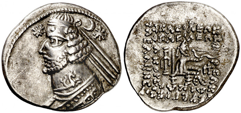 Imperio Parto. Orodes II (57-38 a.C.). Rhagae. Dracma. (S. 7445 var) (Mitchiner ...