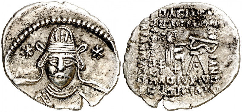 Imperio Parto. Vonones II (51 d.C.). Ecbatana. Dracma. (S.GIC. 5797) (Mitchiner ...