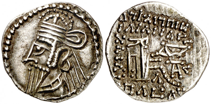 Imperio Parto. Osroes II (190 d.C.). Ecbatana. Dracma. (S.GIC. 5866) (Mitchiner ...