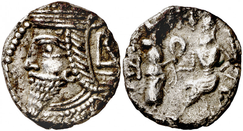 Imperio Parto. (209-210 d.C.). Vologases VI (208-222 d.C.). Tetradracma. (S.GIC....