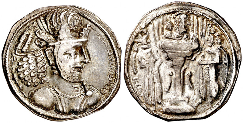 Imperio Sasánida. Shapur II (309-379 d.C.). Dracma. (Mitchiner A. & C. W. 879-88...