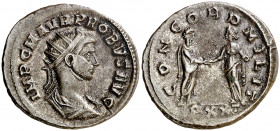 (280 d.C.). Probo. Antoniniano. (Spink 11967 var) (Co. 137) (RIC. 332). 3,67 g. MBC+.