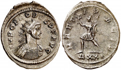 (282 d.C.). Probo. Antoniniano. (Spink 11993 var) (Co. 353) (RIC. 541). 4,26 g. MBC+.