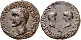 Tiberio. Cartagonova (Cartagena). As. (FAB. 600) (ACIP. 3149). 13,44 g. MBC.