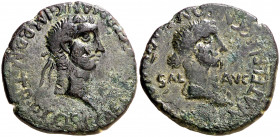 Calígula. Cartagonova (Cartagena). As. (FAB. 613) (ACIP. 3155). 10,87 g. MBC.