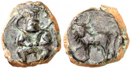 Ibsim (Eivissa). 1/4 de calco. (FAB. 903) (ACIP. 698). Pátina verde. 2,04 g. EBC-.