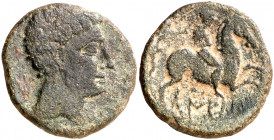 Ieso (Guissona). As. (FAB. 1422) (ACIP. 1381). Escasa. 9,53 g. BC+.
