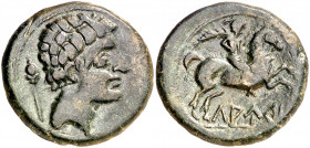 Lauro (Llerona). As. (FAB. 1686) (ACIP. 1367). 15,28 g. MBC.
