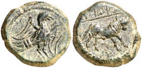 Obulco (Porcuna). Semis. (FAB. 1848) (ACIP. 2240). Pátina verde. 6,89 g. MBC+.