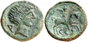 Cese (Tarragona). As. (FAB. 2287) (ACIP. 1217). Pátina verde. 7,44 g. MBC.