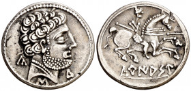 Turiasu (Tarazona). Denario. (FAB. 2417) (ACIP. 1720). 3,53 g. MBC+.