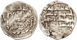 Emirato Independiente. AH 238. Mohamad I. Al Andalus. Dirhem. (V. 223) (Fro. 20). 2,37 g. MBC-.