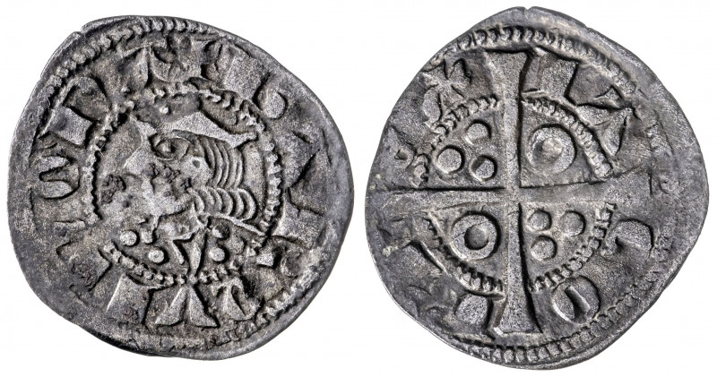 Jaume II (1291-1327). Barcelona. Diner. (Cru.V.S. 340.1) (Cru.C.G. 2158a). 0,79 ...