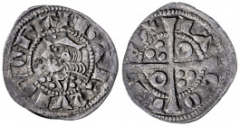 Jaume II (1291-1327). Barcelona. Diner. (Cru.V.S. 340.1) (Cru.C.G. 2158a). 0,79 g. MBC-.