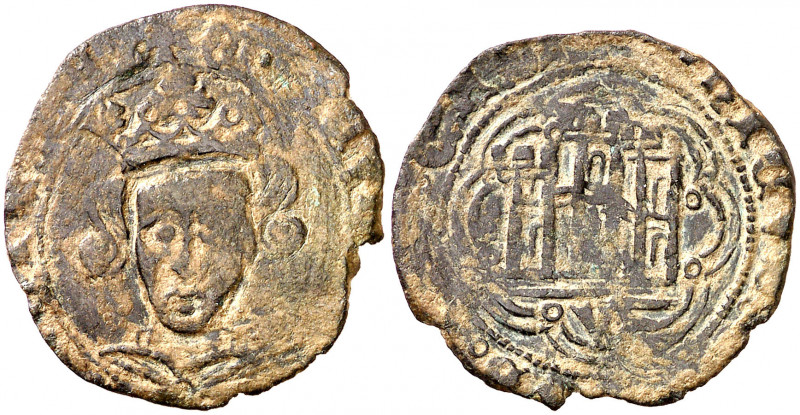 Enrique IV (1454-1474). Villalón. Cuartillo. (AB. tipo 759). Leyendas parcialmen...