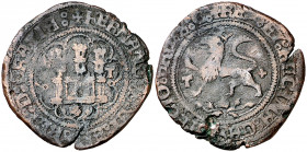 Reyes Católicos. Toledo. 2 maravedís. (AC. 111). Ex HSA 8699. 3,50 g. BC+.