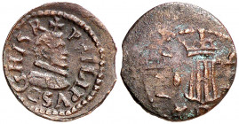 s/d. Felipe III. Granollers. 1 diner. (AC. 41) (Cru.C.G. 3742, falta var). 0,88 g. MBC+/MBC.