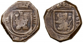 1618. Felipe III. Segovia. 8 maravedís. (AC. 317). 7,64 g. BC+.
