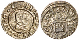 1663. Felipe IV. M (Madrid). Y. 4 maravedís. (AC. 239). 1,07 g. MBC+.