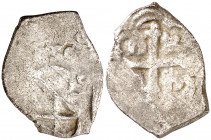 Carlos II. México. 1/2 real. (AC. tipo 35). Fecha no visble. 1,57 g. BC+.