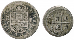 1607 y 1627. Segovia. 1/2 y 1 real. Lote de 2 monedas. A examinar. BC/MBC-.