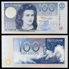 Estonia. 1994. Banco de Estonia. 100 coronas. (Pick 79a). Lydia Koidula. S/C.