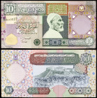 Libia. s/d (2002). Banco Central. 10 dinars. (Pick 66). EBC-.