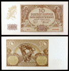 Polonia. 1940. Banco de Emisiones. 10 zlotych. (Pick 94). S/C-.