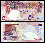 Qatar. s/d (2003). 50 riyals. (Pick 23). Banco Central. S/C.