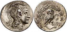 (164-52 a.C.). Ática. Atenas. Tetradracma. (S. 2555 var) (CNG. IV, 1602). 16,75 g. EBC-.