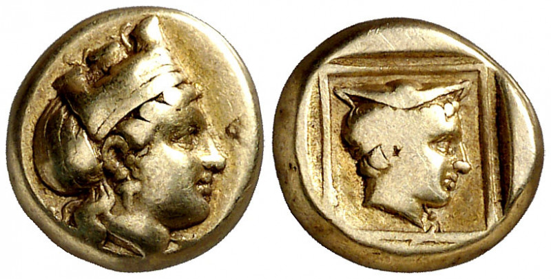(412-378 a.C.). Lesbos. Mytilene. Hekté. (S. 4248) (CNG. VI, 1001). 2,47 g. MBC....