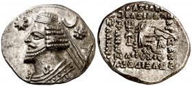 Imperio Parto. Orodes II (57-38 a.C.). Ecbatana. Dracma. (S. 7445) (Mitchiner A. & C. W. 576). Bella. 4,01 g. EBC.