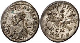 (280 d.C.). Probo. Antoniniano. (Spink 12041) (Co. 682) (RIC. 911). Plateado original casi íntegro. 3,97 g. EBC-.