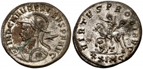 (277 d.C.). Probo. Antoniniano. (Spink 12075 var) (Co. 928) (RIC. 913). Plateado original íntegro. 3,57 g. EBC-/EBC.