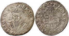 Enrique IV (1454-1474). Jaén. Cuartillo. (AB. 746 var). 3,29 g. MBC.