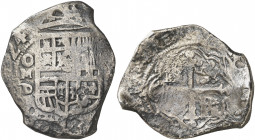 1624. Felipe IV. México. D. 8 reales. (AC. 1303). Ex Gaspar de Portolà IV 12/12/2019, nº 264. Rara. 25,84 g. MBC-.