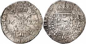 1622. Felipe IV. Bruselas. 1 patagón. (Vti. 996) (Vanhoudt 645.BS). 27,75 g. MBC-.