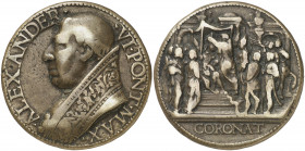 Alexandre VI (1431-1503), nombre pontificio de Roderic de Borja. Valencia. Medalla. (Cru.Medalles 64). Grabador: ¿Caradoso?. Ex Colección Crusafont 27...