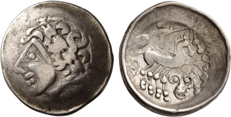 CELTIC, Central Europe. Helvetii. Late 2nd-early 1st century BC. Scyphate Stater...