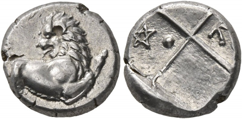 THRACE. Chersonesos. Circa 386-338 BC. Hemidrachm (Silver, 12 mm, 2.42 g). Forep...