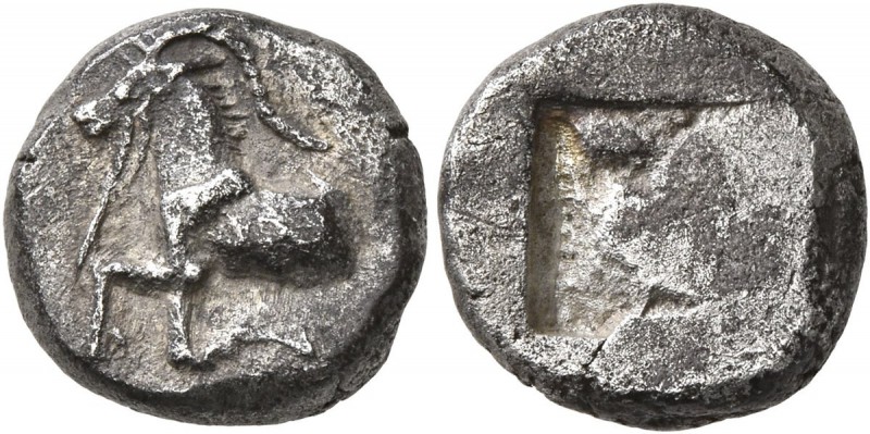 THRACO-MACEDONIAN REGION. Uncertain. Circa 500-480 BC. 1/3 Stater (?) (Silver, 1...