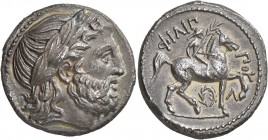KINGS OF MACEDON. Philip II, 359-336 BC. Tetradrachm (Silver, 25 mm, 13.97 g, 2 h), Amphipolis, struck by Kassander as regent, circa 316-311. Laureate...