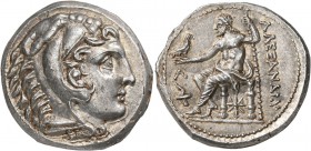 KINGS OF MACEDON. Alexander III ‘the Great’, 336-323 BC. Tetradrachm (Silver, 26 mm, 17.20 g, 10 h), Amphipolis, struck by Kassander, as regent or as ...