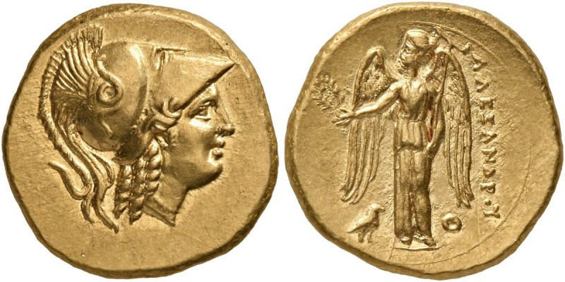 KINGS OF MACEDON. Alexander III ‘the Great’, 336-323 BC. Half Stater (Gold, 14 m...