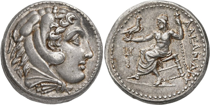 KINGS OF PAEONIA. Audoleon, circa 315-286 BC. Tetradrachm (Silver, 25 mm, 17.21 ...