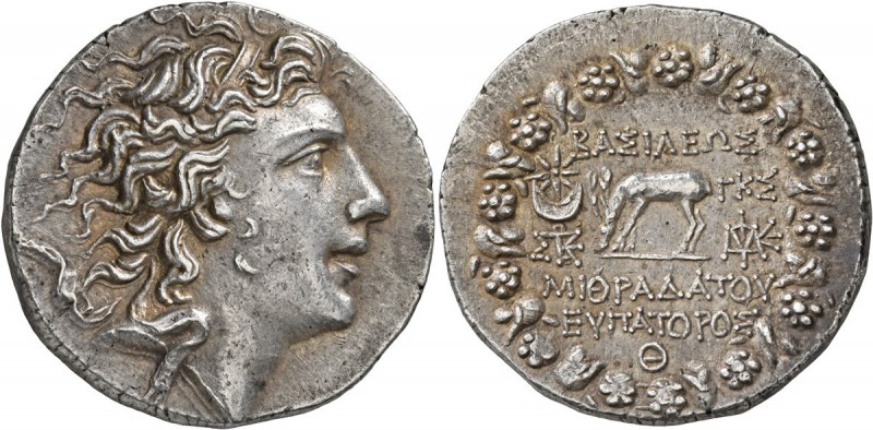 KINGS OF PONTOS. Mithradates VI Eupator, circa 120-63 BC. Tetradrachm (Silver, 3...